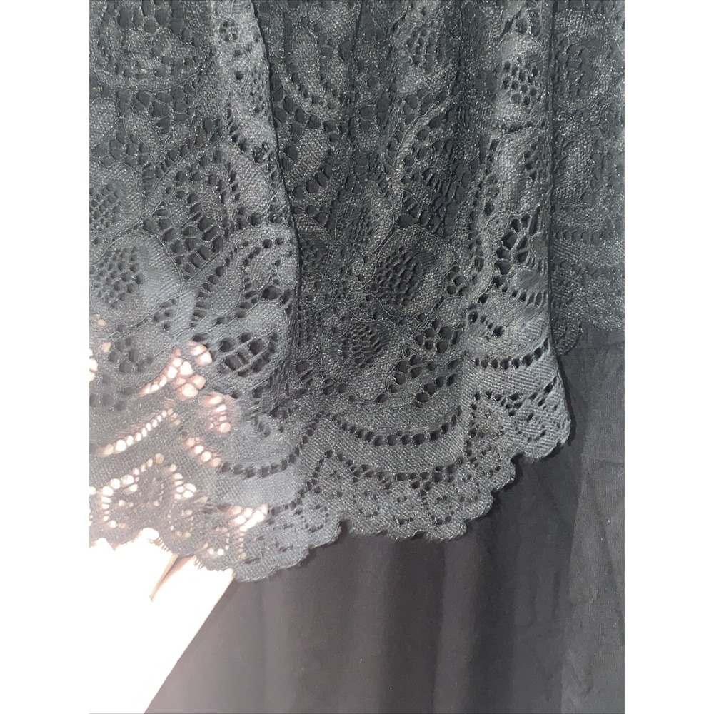 Torrid Super Soft & Lace Off Shoulder Top Elastic Trim‎ Black 3X NWT - Picture 5 of 6